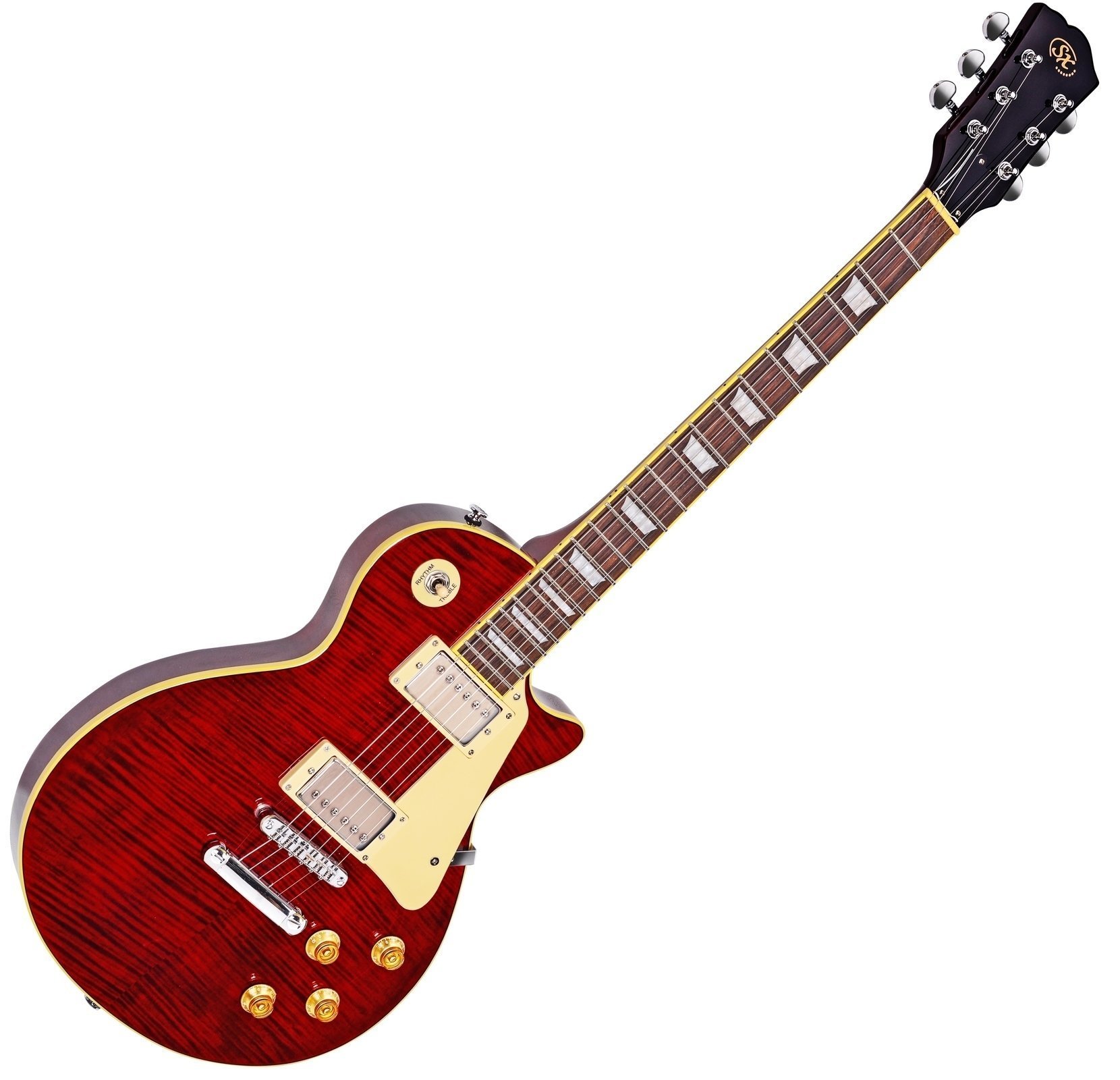 SX EF3D Transparent Wine Red Elektrická gitara | Obrázok 1 | eplay.sk