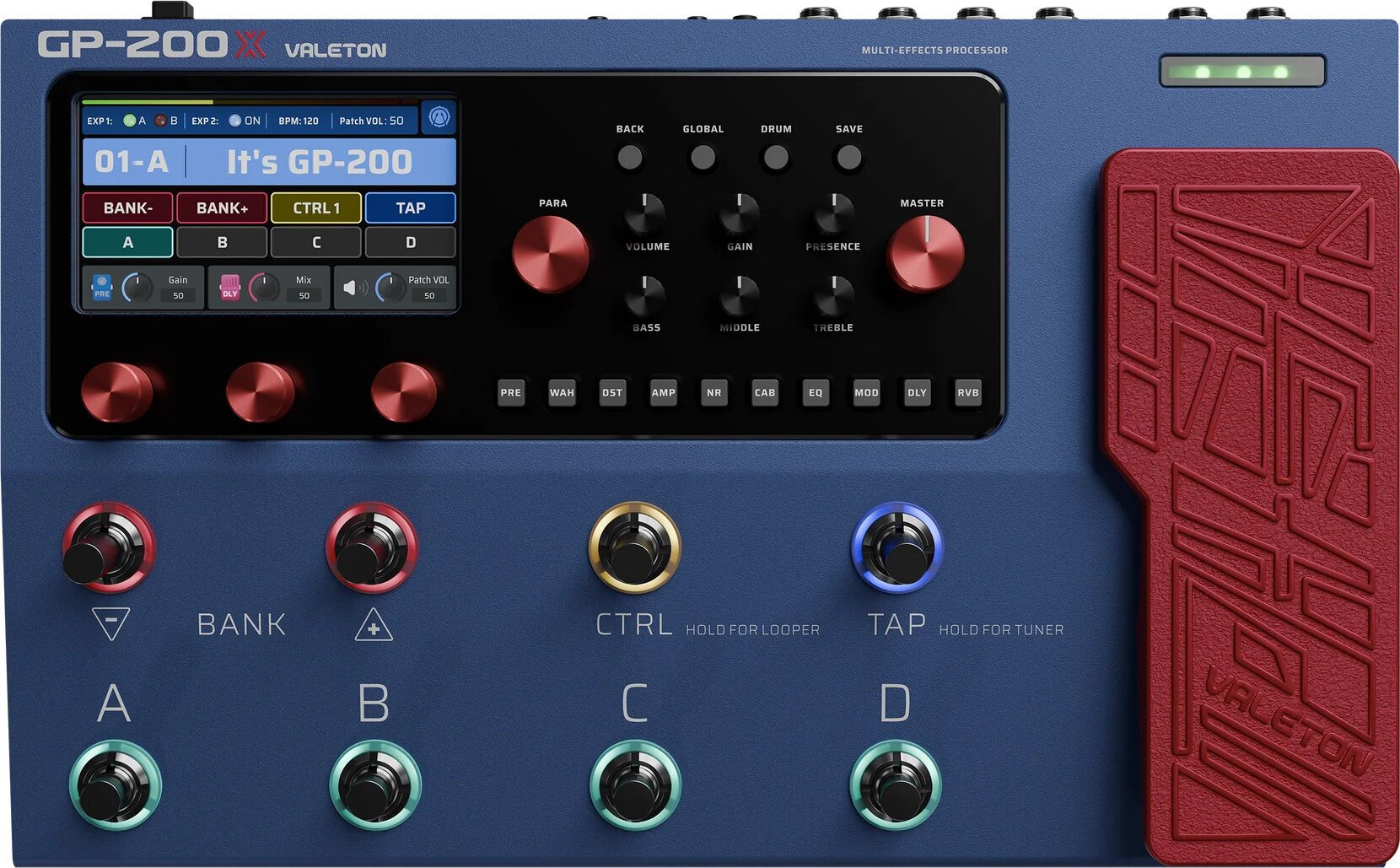 Valeton GP-200X Gitarový multiefekt | Obrázok 1 | eplay.sk