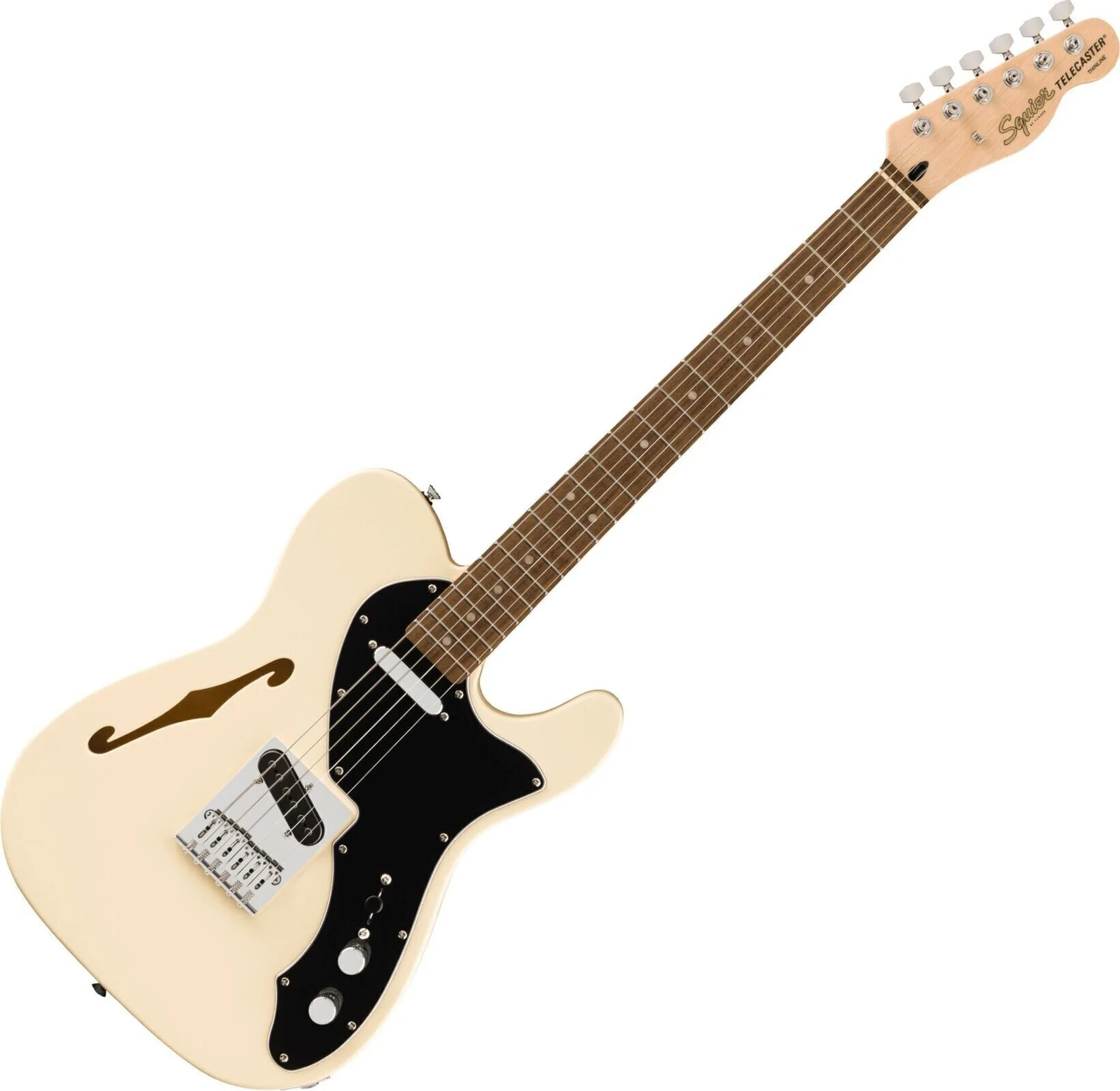 Fender Squier Affinity Series Telecaster Thinline LRL Olympic White | Obrázok 1 | eplay.sk