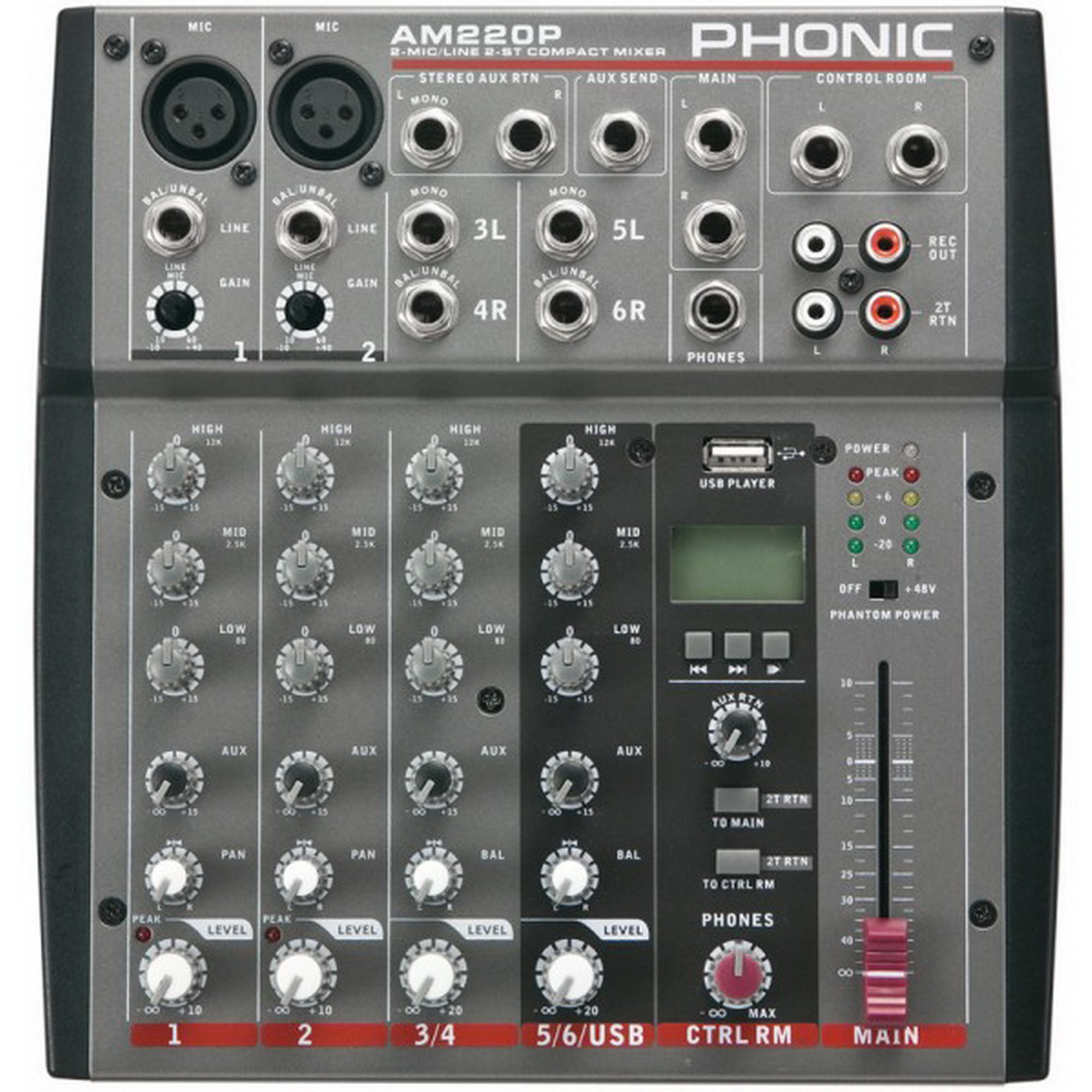 Phonic AM220P | Obrázok 1 | eplay.sk