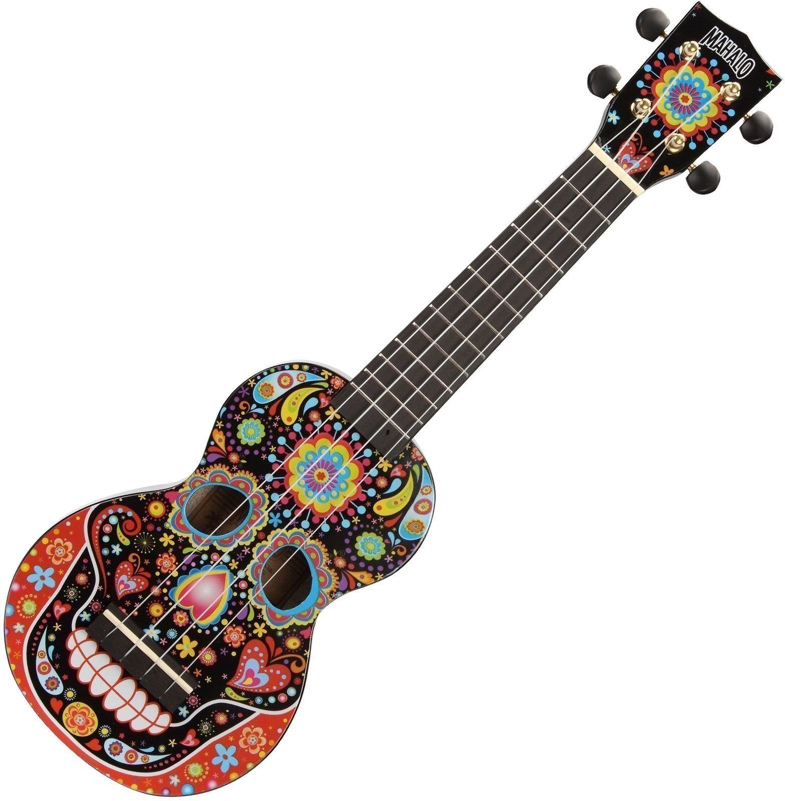 Mahalo MA1SK BK Skull Black Sopránové ukulele | Obrázok 1 | eplay.sk
