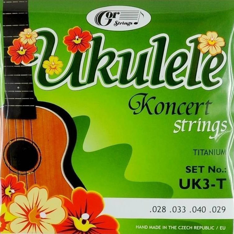 Gorstrings UK3-T Ukulele Koncert Titanium Strings | Obrázok 1 | eplay.sk