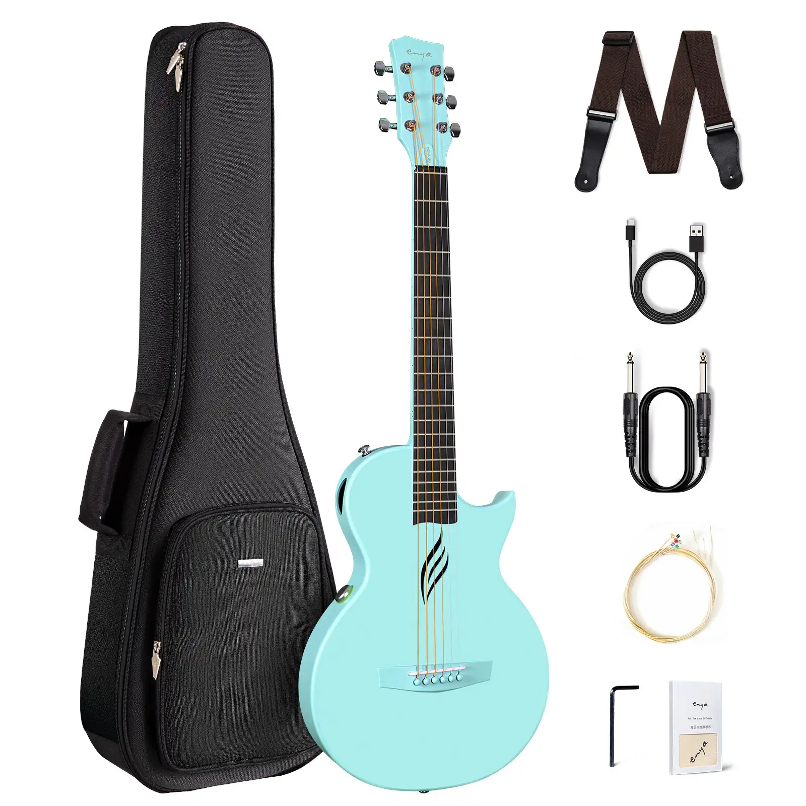 ENYA MUSIC Nova Go AcousticPlus SP1 - Blue | Obrázok 1 | eplay.sk