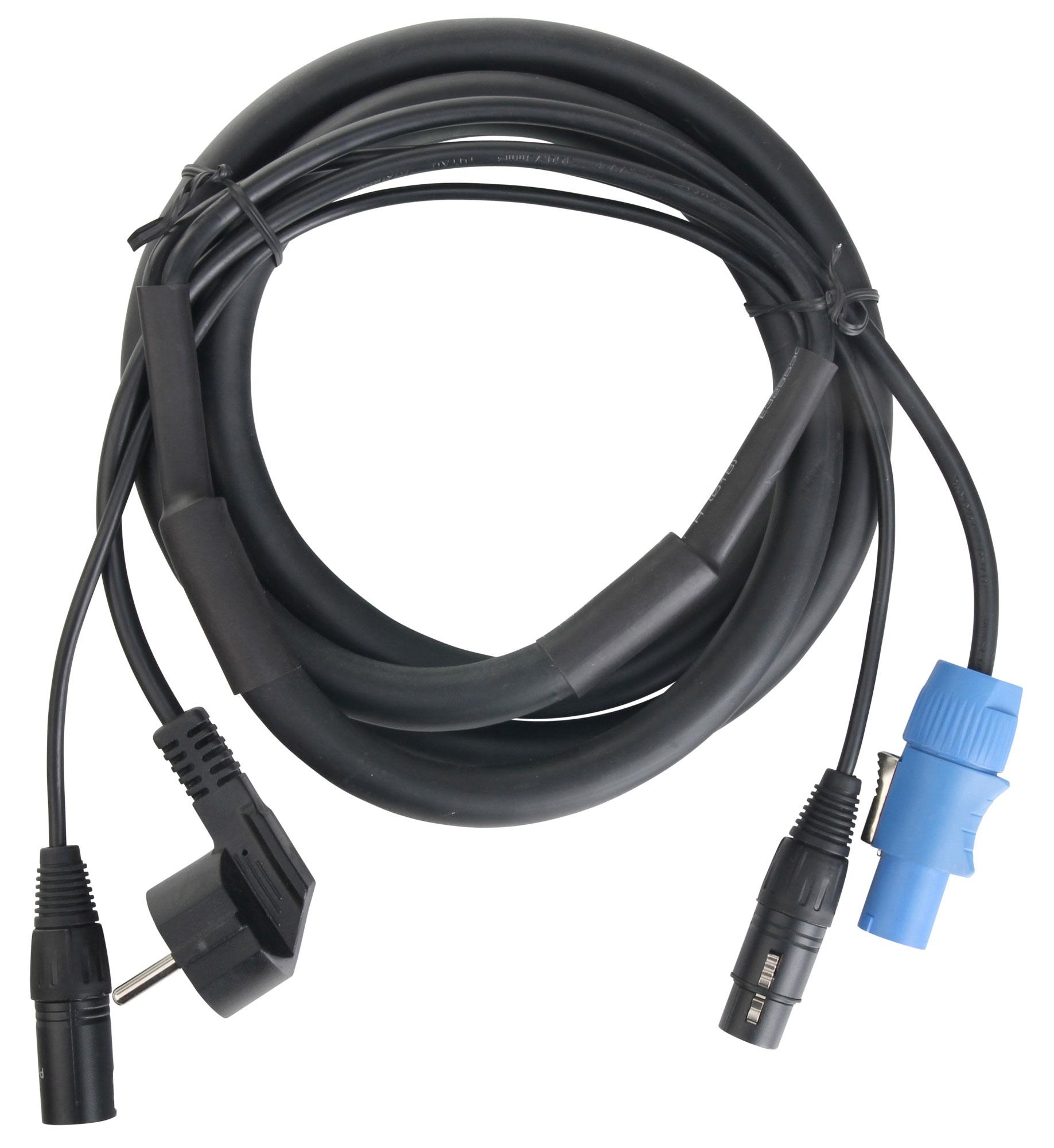 Pronomic Stage EUPPD-2.5 Hybridkabel Schuko/Powercon kompatibel + DMX | Obrázok 1 | eplay.sk
