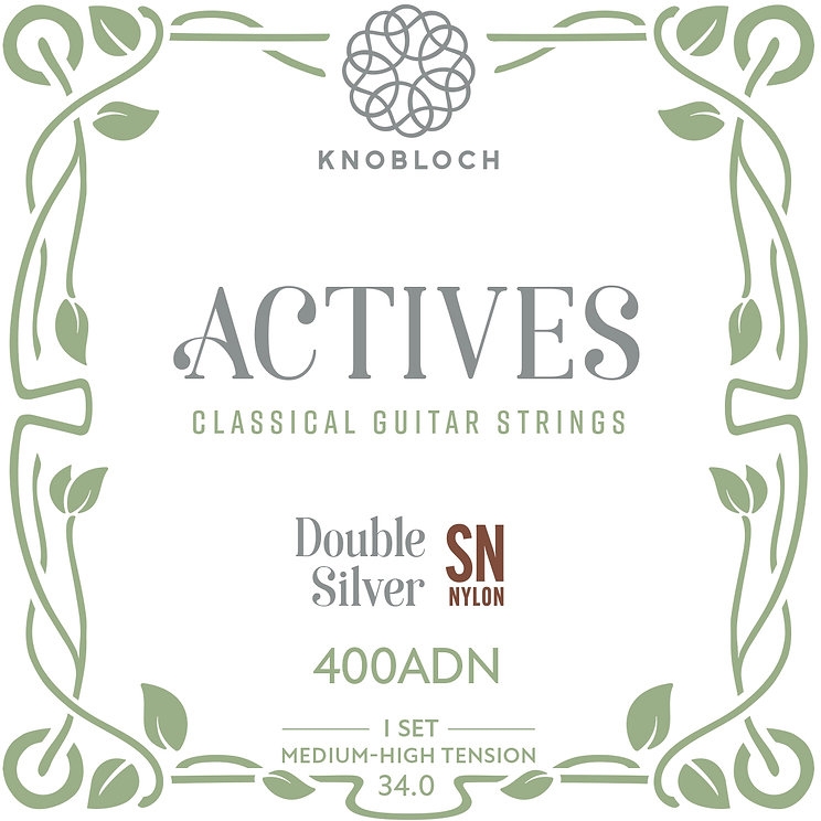 KNOBLOCH ACTIVES Double Silver SN Nylon Medium-High Tension 34.0 | Obrázok 1 | eplay.sk
