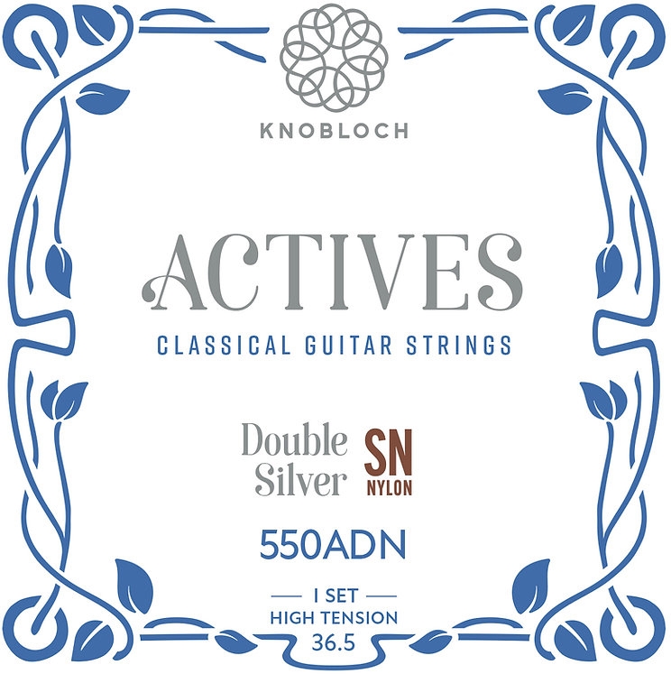 KNOBLOCH ACTIVES Double Silver SN Nylon High 550 Tension 36.5 | Obrázok 1 | eplay.sk