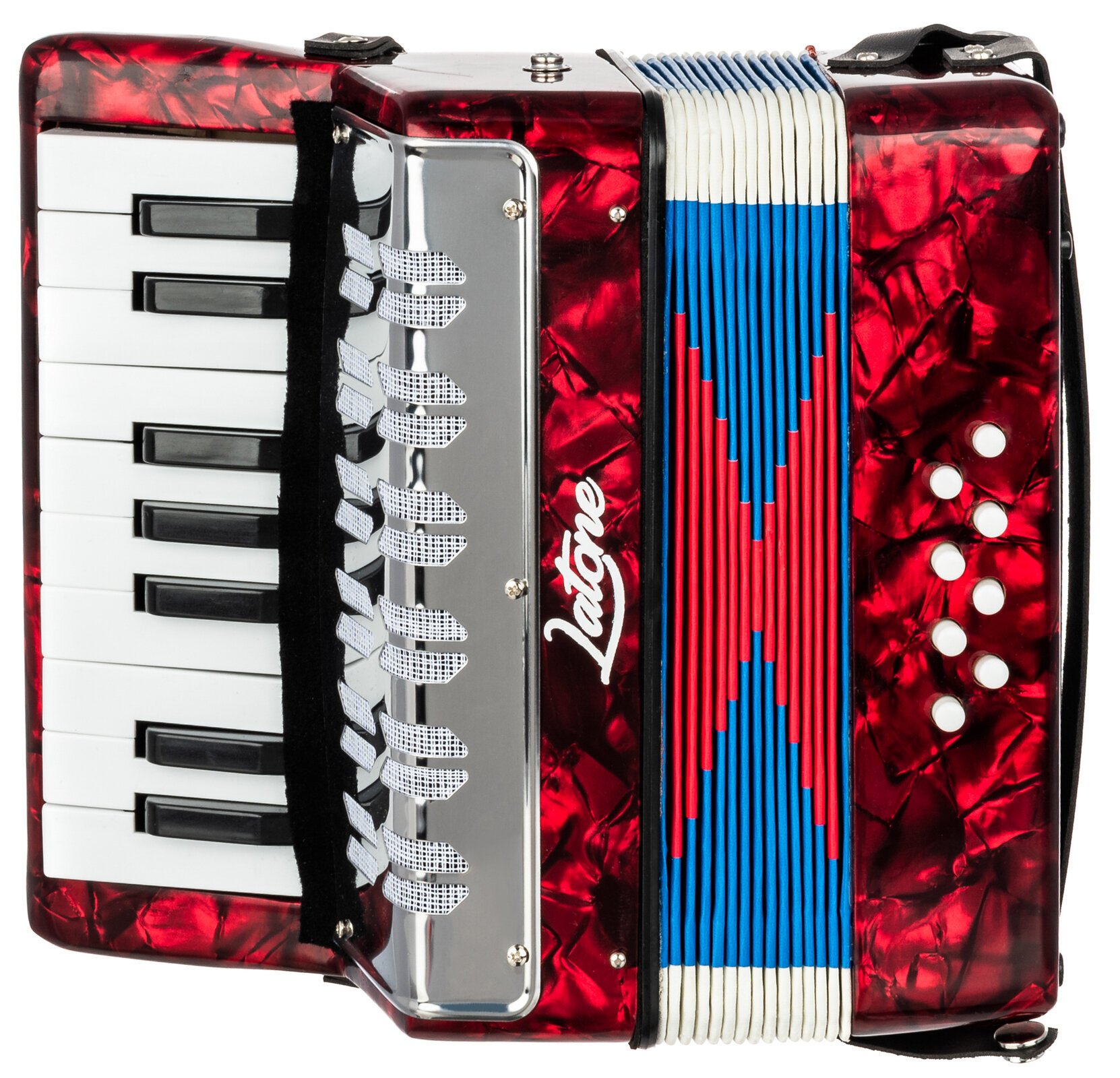 Latone AccordiStar Klávesový akordeón Red | Obrázok 1 | eplay.sk