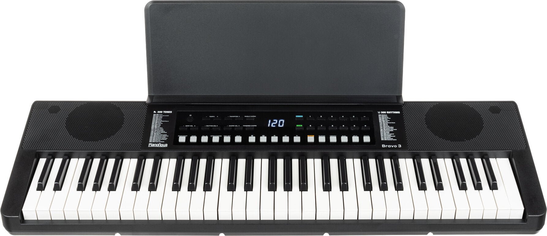 Pianonova Bravo 3 Keyboard s dynamikou Black | Obrázok 1 | eplay.sk