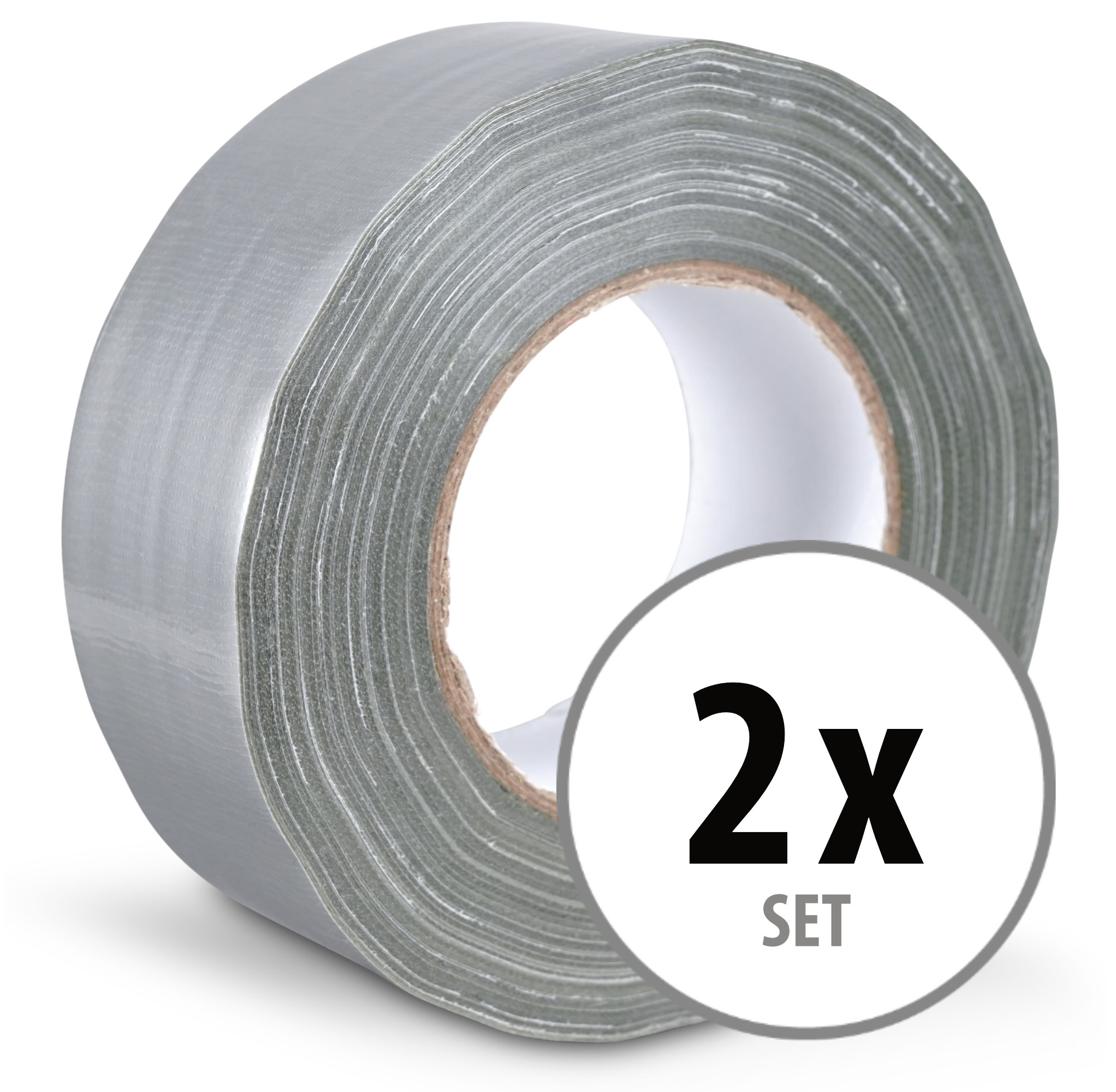 Stagecaptain DT-4850G-PRO textilná lepiaca páska (gaffa tape) 50 m – balenie 2 ks, sivá | Obrázok 1 | eplay.sk