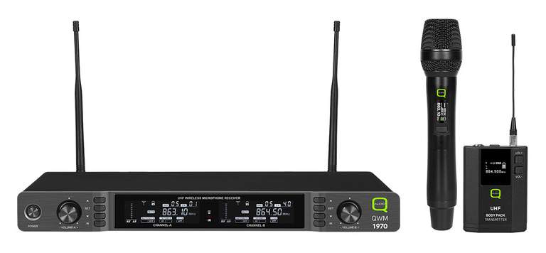 QWM 1970 HH BP 606-614MHz Q-AUDIO mikrofón | Obrázok 1 | eplay.sk