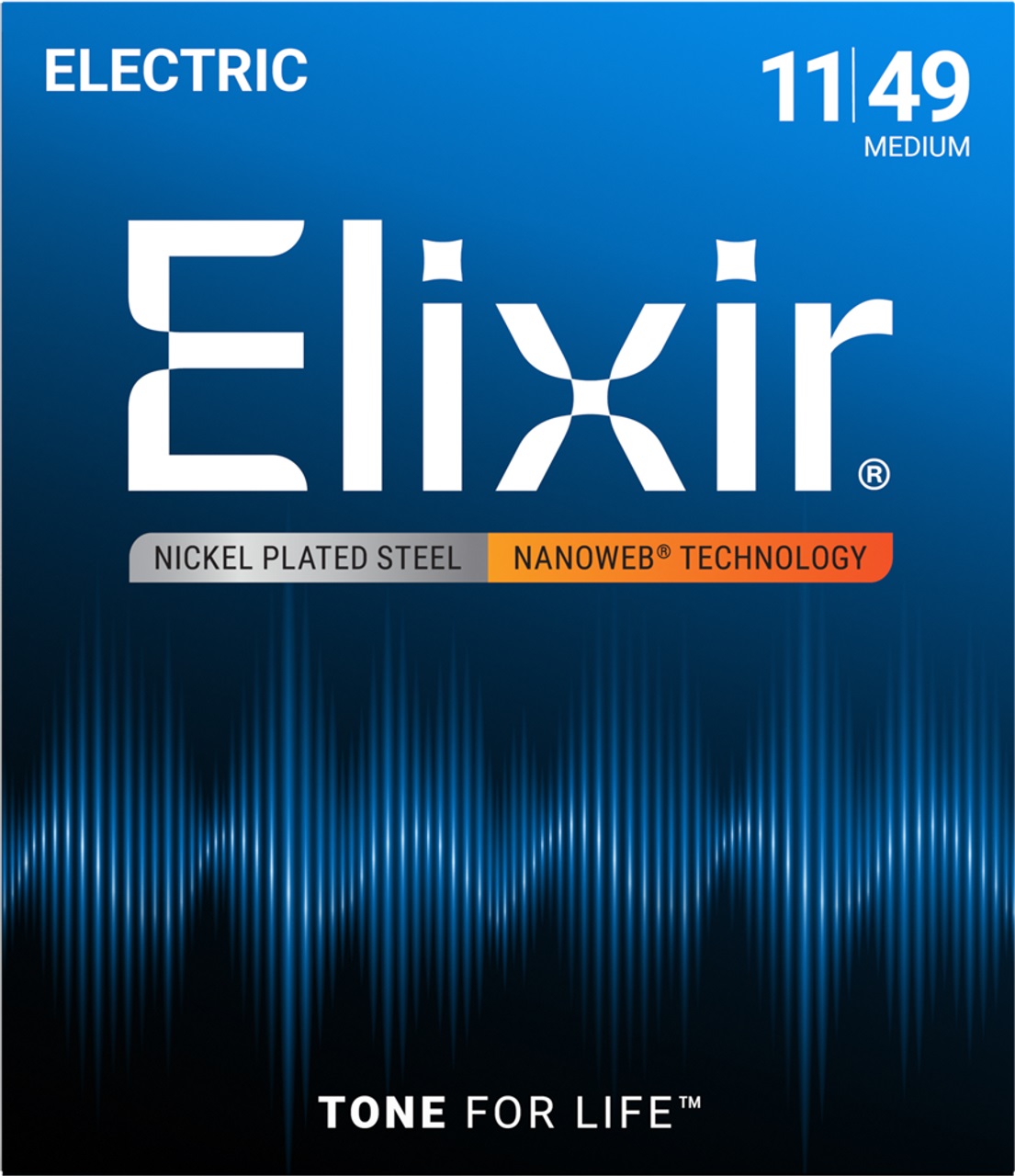 Elixir 12102 Electric Nanoweb Medium 011-049 | Obrázok 1 | eplay.sk