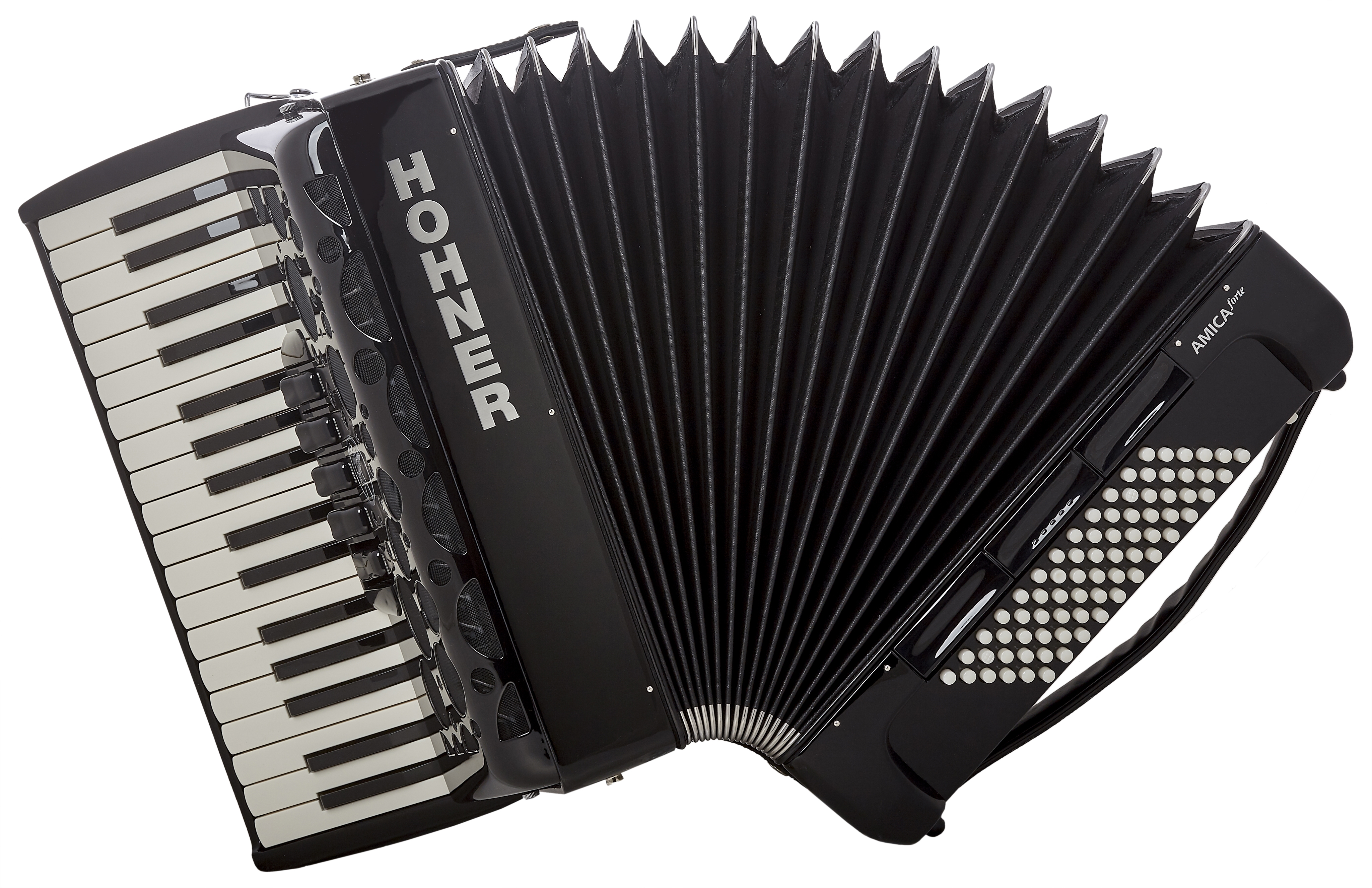 HOHNER Amica Forte III 72 Black Silent Key | Obrázok 1 | eplay.sk
