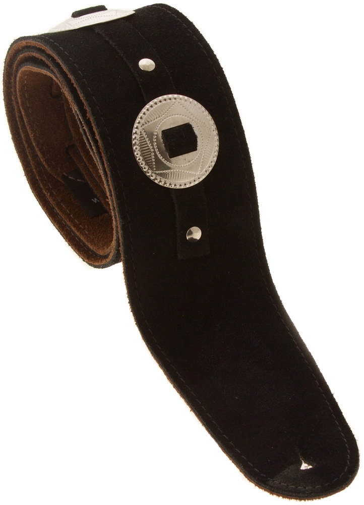 PERRI'S LEATHERS 299 Suede Conchos Black | Obrázok 1 | eplay.sk