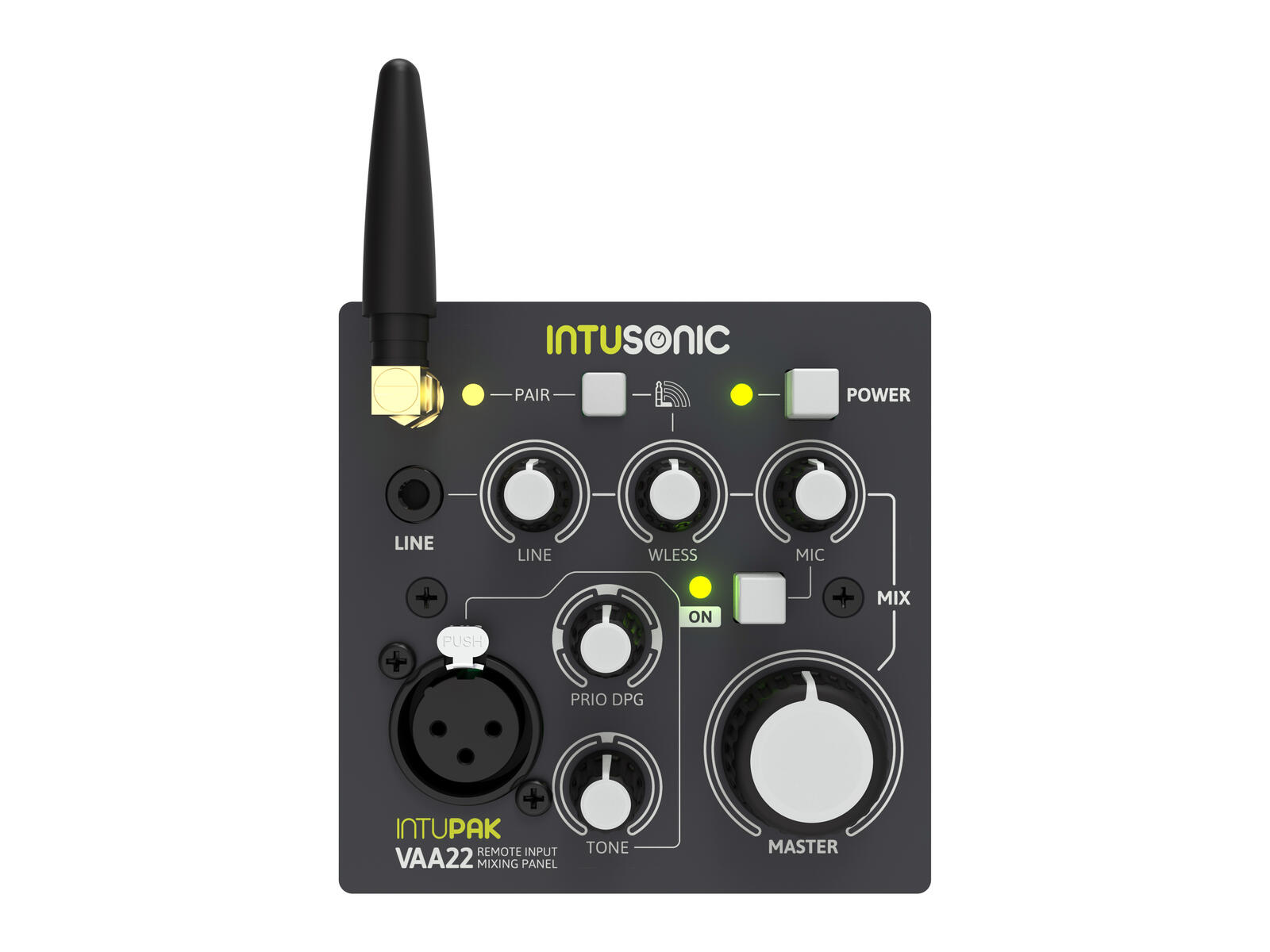 INTUSONIC VAA22 Montážní předzesilovač/mixážní pult | Obrázok 1 | eplay.sk