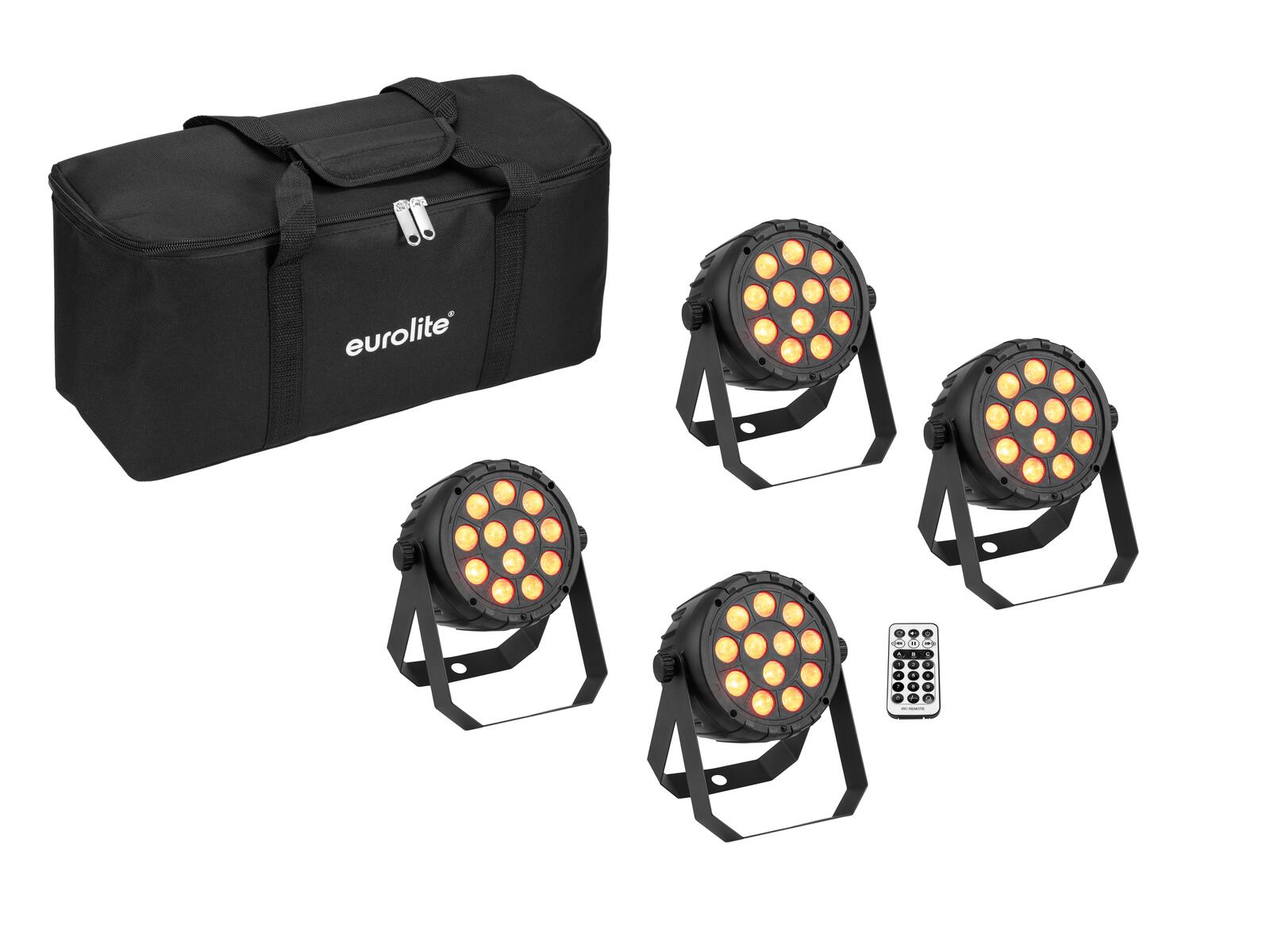 Eurolite Set 4x LED PARty spot RGB/WW s pouzdrem | Obrázok 1 | eplay.sk