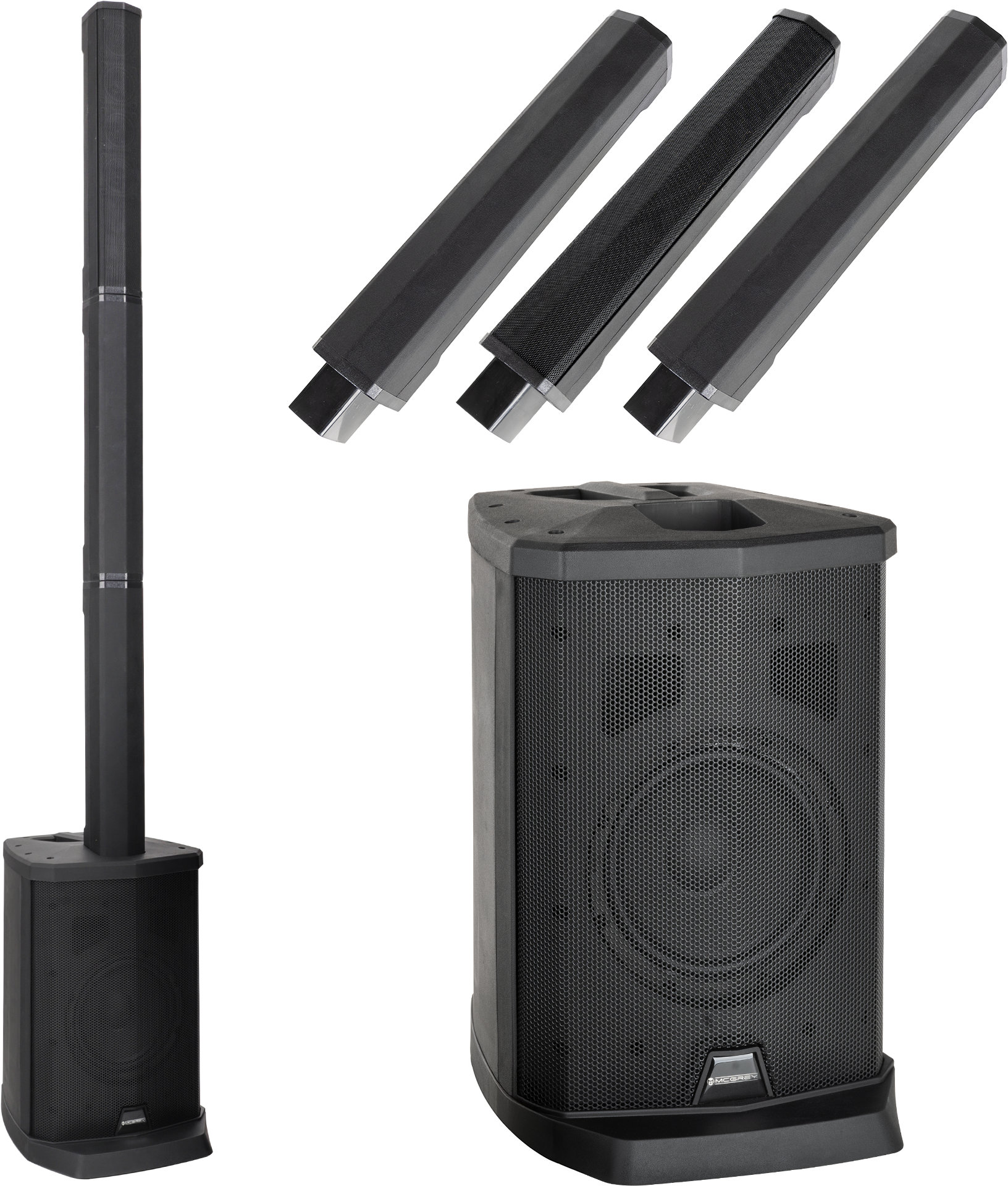 McGrey E-208LAB Aktívny stĺpový systém Line Array s batériami | Obrázok 1 | eplay.sk