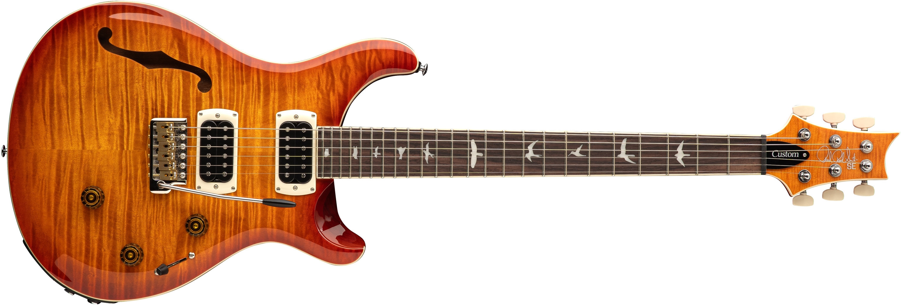 PRS SE Custom 24 Semi-Hollow Piezo Vintage Sunburst 2026 | Obrázok 1 | eplay.sk