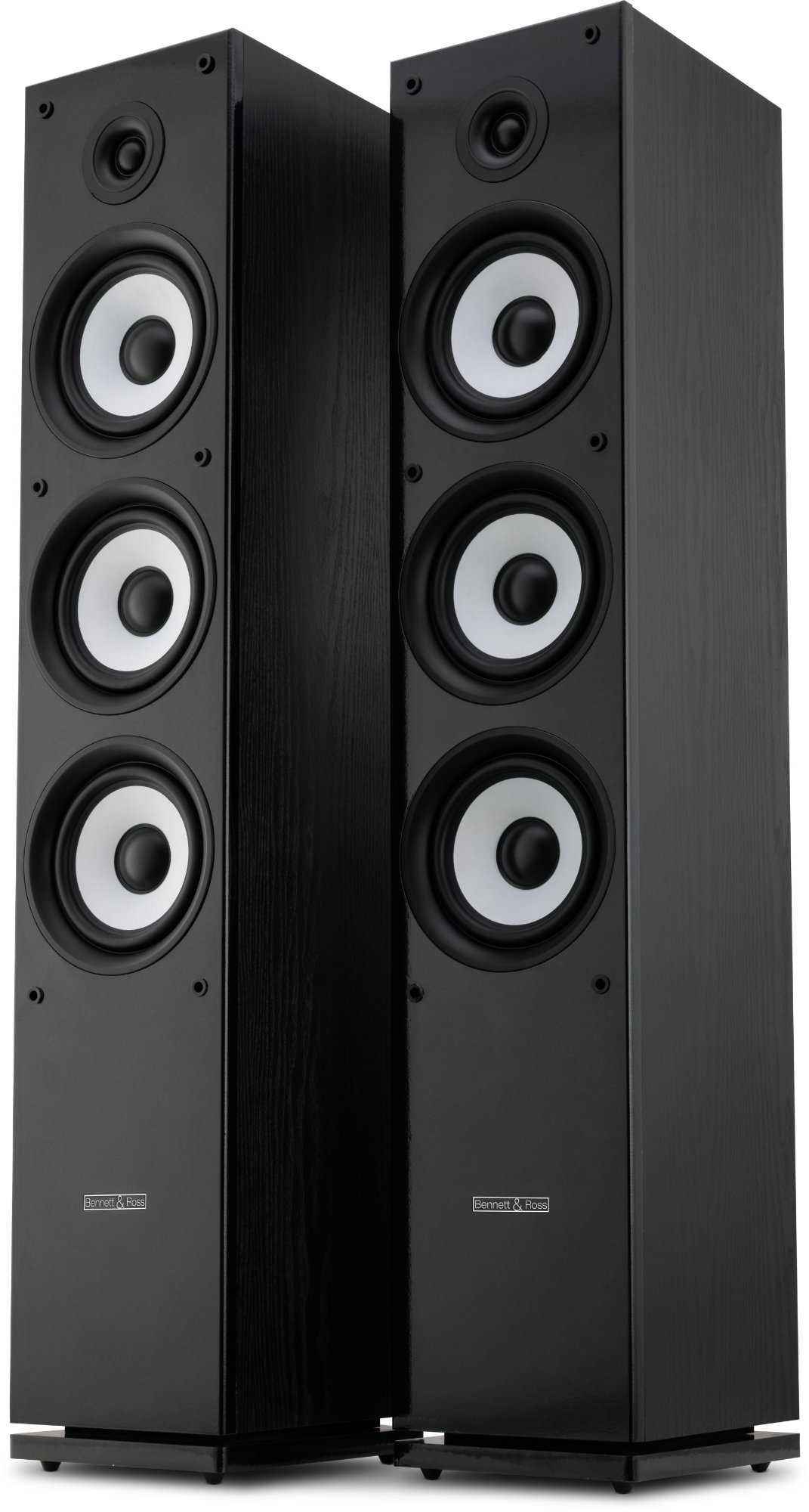 Bennett & Ross Ultrasphere HiFi stojace reproduktory, pár, čierne, 2 x 100 W RMS | Obrázok 1 | eplay.sk
