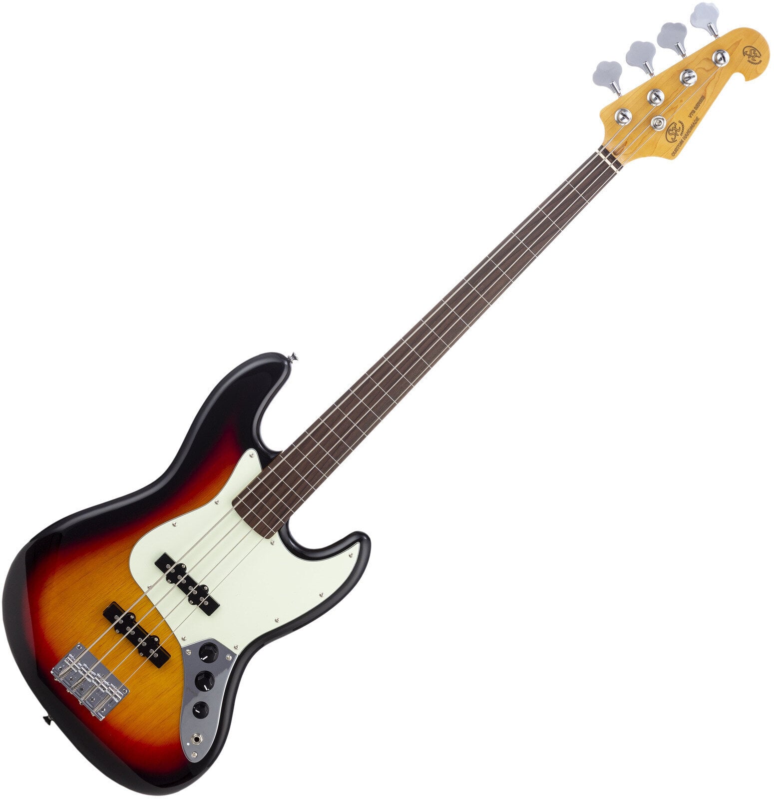 SX SJB62+FL 3-Tone Sunburst Bezpražcová basgitara | Obrázok 1 | eplay.sk
