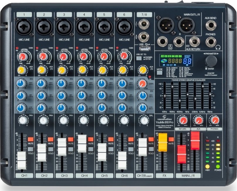SOUNDSATION YOUMIX 610 PRO | Obrázok 1 | eplay.sk