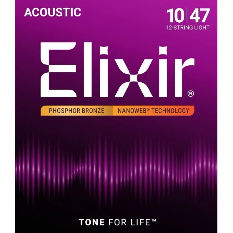 Elixir 16152 - struny pre 12-strunovú gitaru 010-047 | Obrázok 1 | eplay.sk