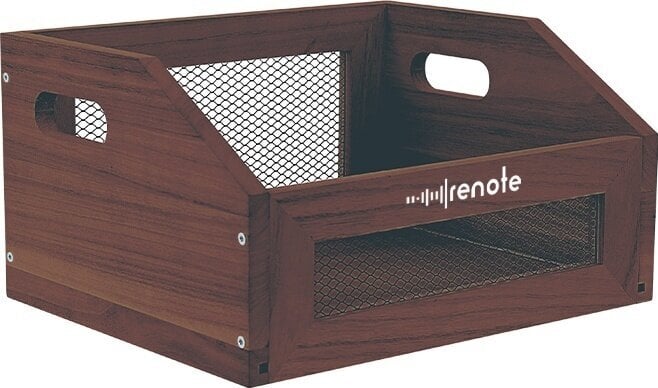 Renote Retro Style Mesh Self-assembly Vinyl Records Trapezoidal Crate Box na LP platne Brown | Obrázok 1 | eplay.sk