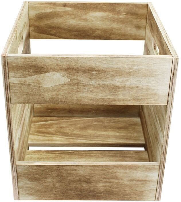 Renote Self-Assembly Plywood Record Storage Case Box na LP platne Natural | Obrázok 1 | eplay.sk
