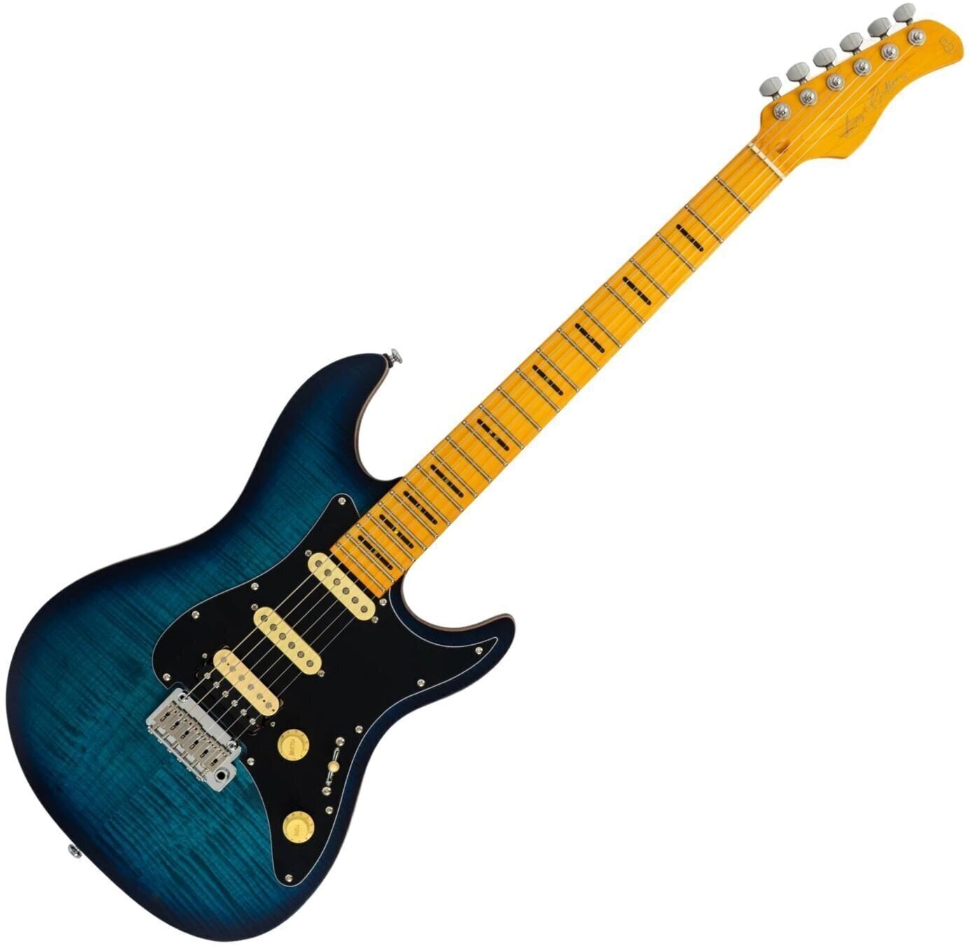 Sire Larry Carlton S7 FM New Gen Satin Transparent Blue Elektrická gitara | Obrázok 1 | eplay.sk