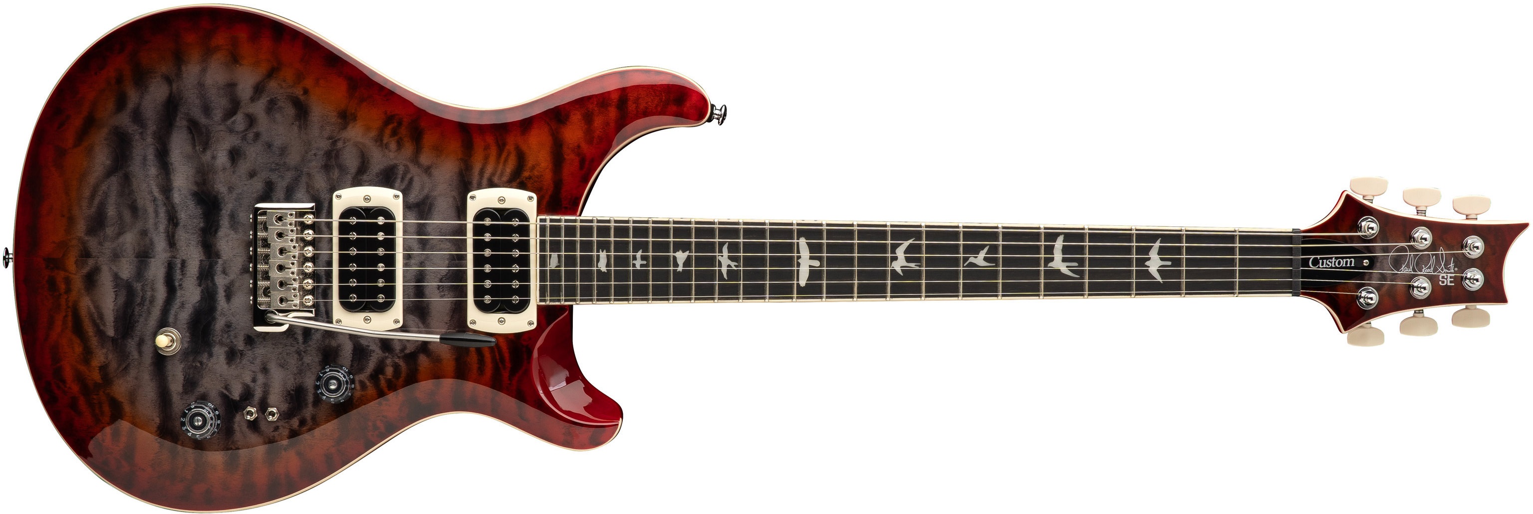 PRS SE Custom 24-08 QP Charcoal Cherry Burst 2026 | Obrázok 1 | eplay.sk