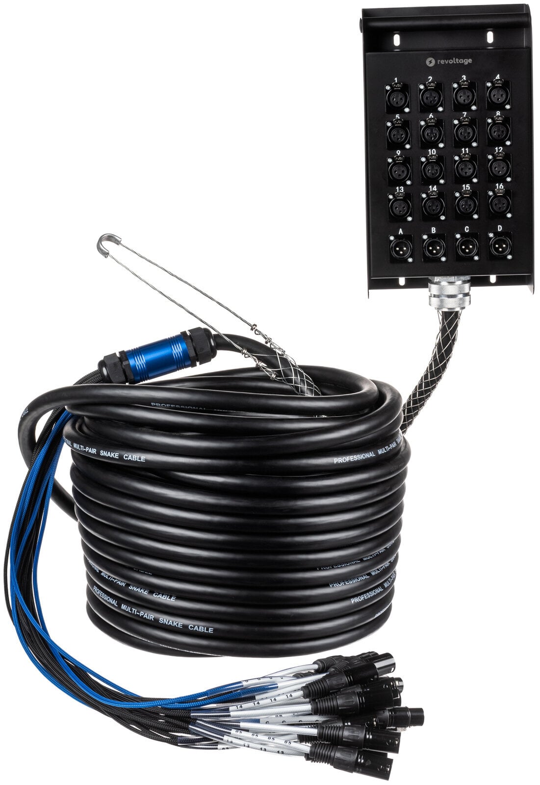 Revoltage Multicore 20CH(16/4) Stage box-30m Stagebox | Obrázok 1 | eplay.sk