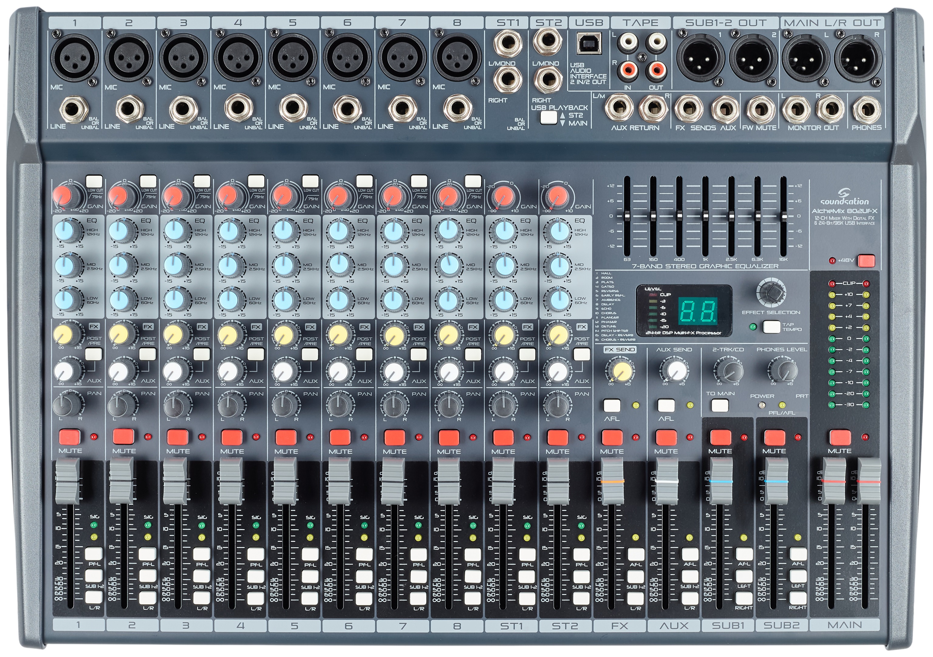 SOUNDSATION ALCHEMIX 802UFX | Obrázok 1 | eplay.sk