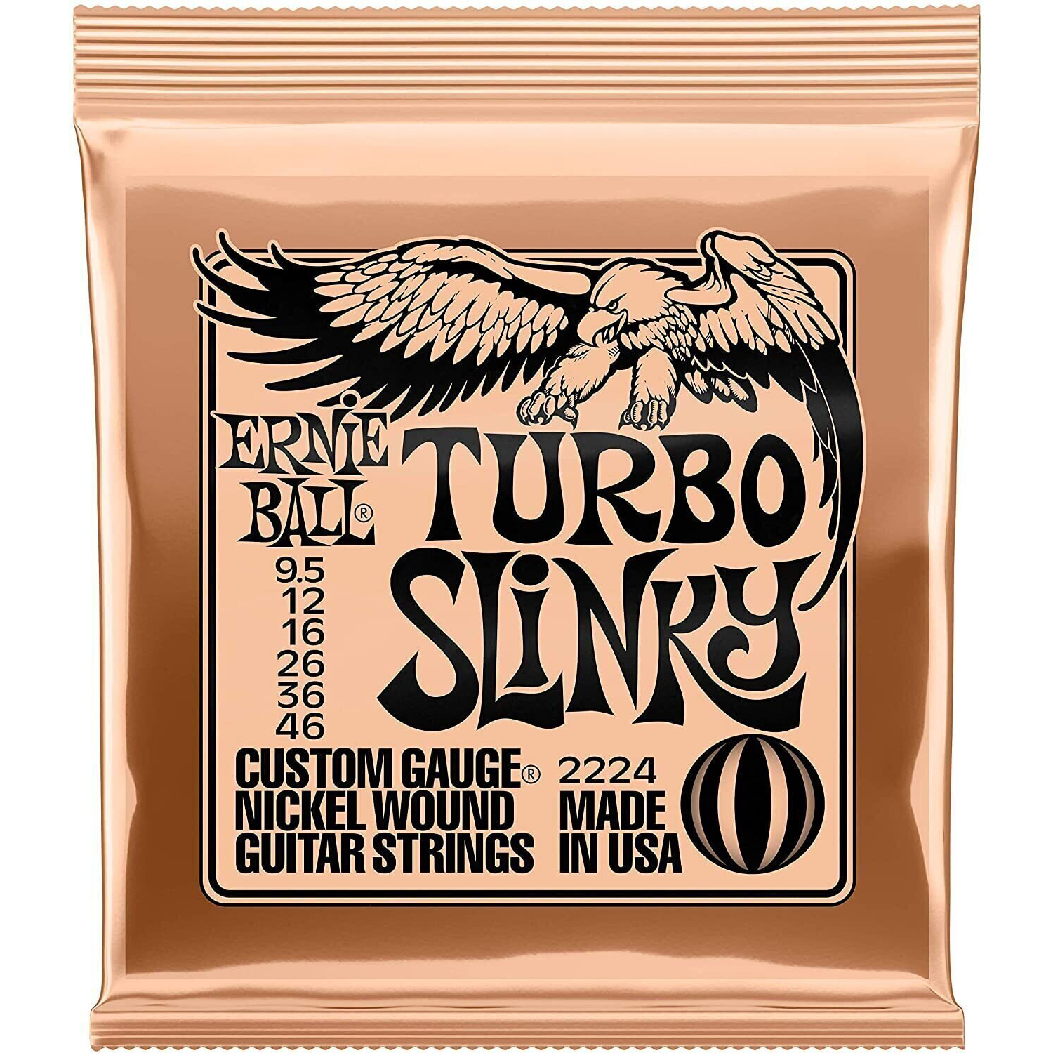 Ernie Ball 2224 Turbo Slinky Nickel Wound | Obrázok 1 | eplay.sk