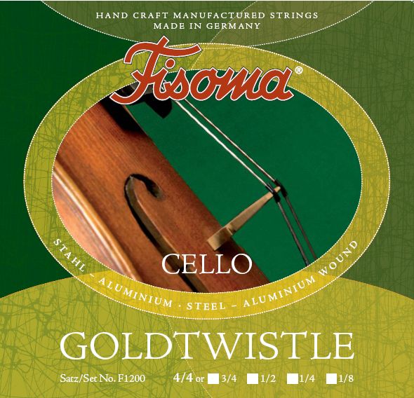Lenzner Fisoma Goldtwistle - struny pre 1/4 violončelo | Obrázok 1 | eplay.sk