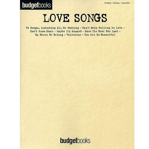 Budget Books Love Songs | Obrázok 1 | eplay.sk