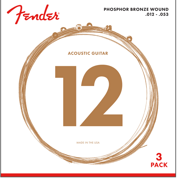 Fender 60L Acoustic Phosphor Bronze 3-Pack | Obrázok 1 | eplay.sk
