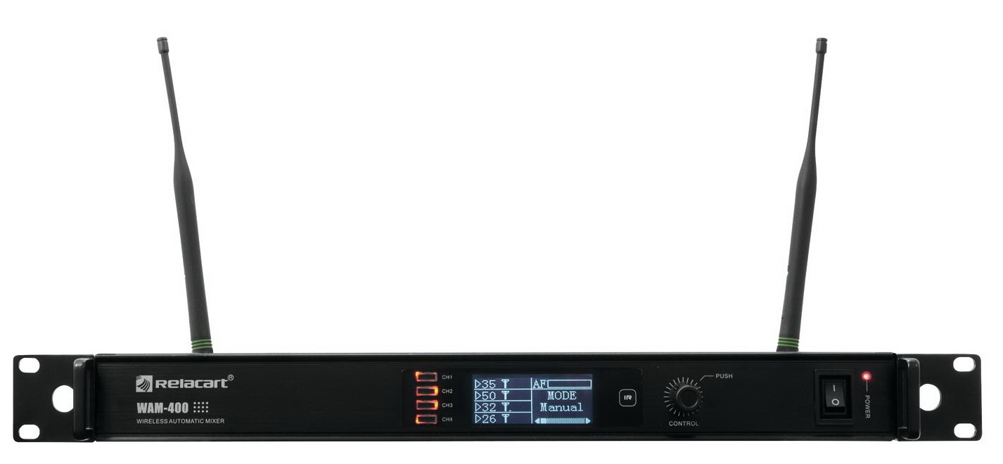Relacart WAM-400 4 kanálový digitální UHF príjimač | Obrázok 1 | eplay.sk
