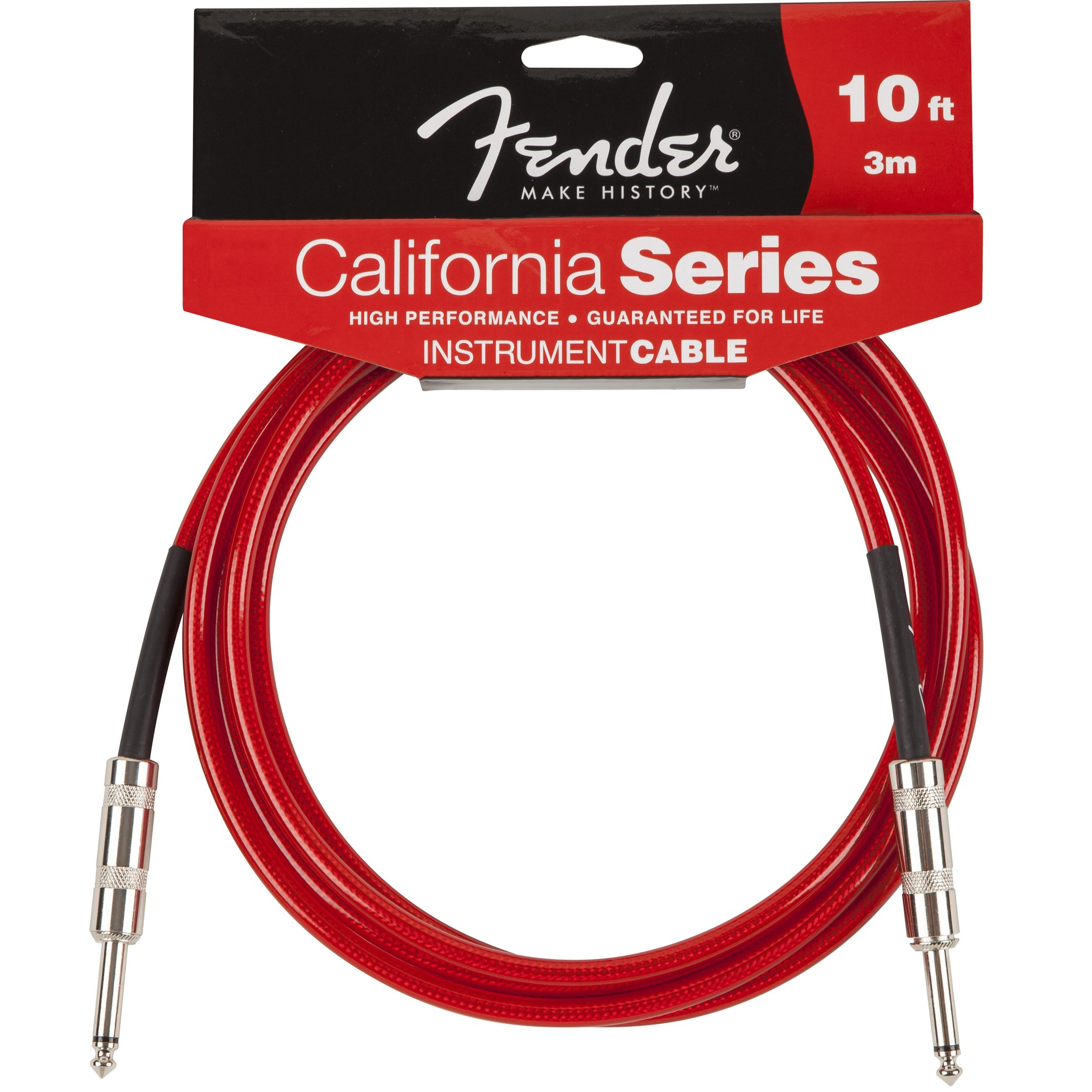 Fender California Series Cable 3m Red | Obrázok 1 | eplay.sk