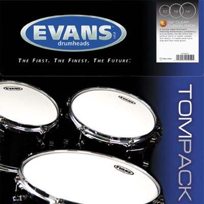 Evans EC2 Clear Tom Pack-Standard 12/13/16 | Obrázok 1 | eplay.sk
