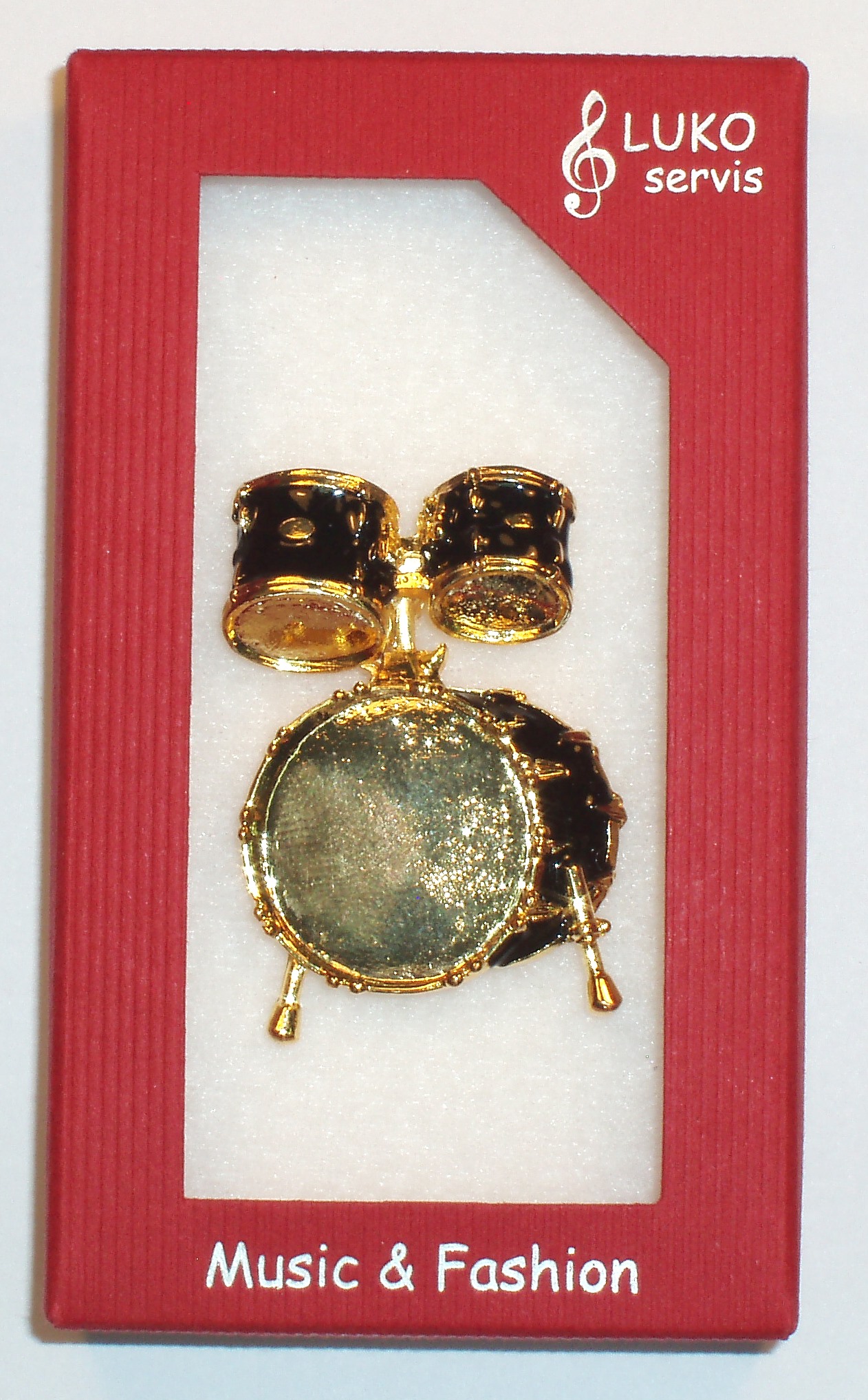 Bubny, pozlátené, čierne, brošňa | Obrázok 1 | eplay.sk