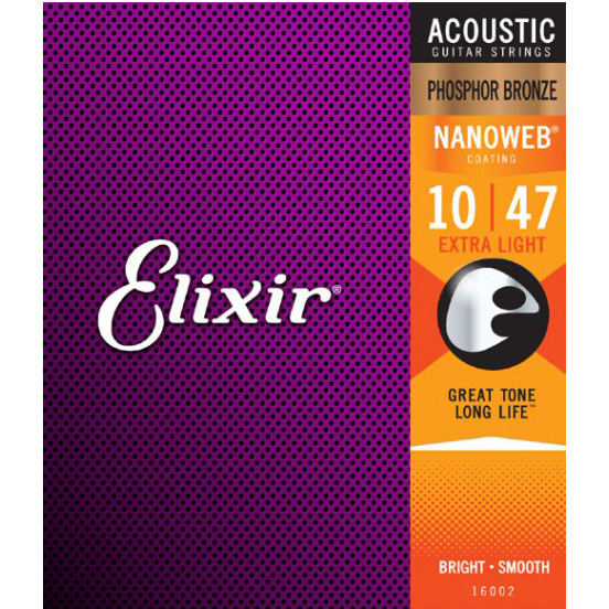 Elixir 16002 Nanoweb 010-047 Phospor Bronze, Extra Light | Obrázok 1 | eplay.sk