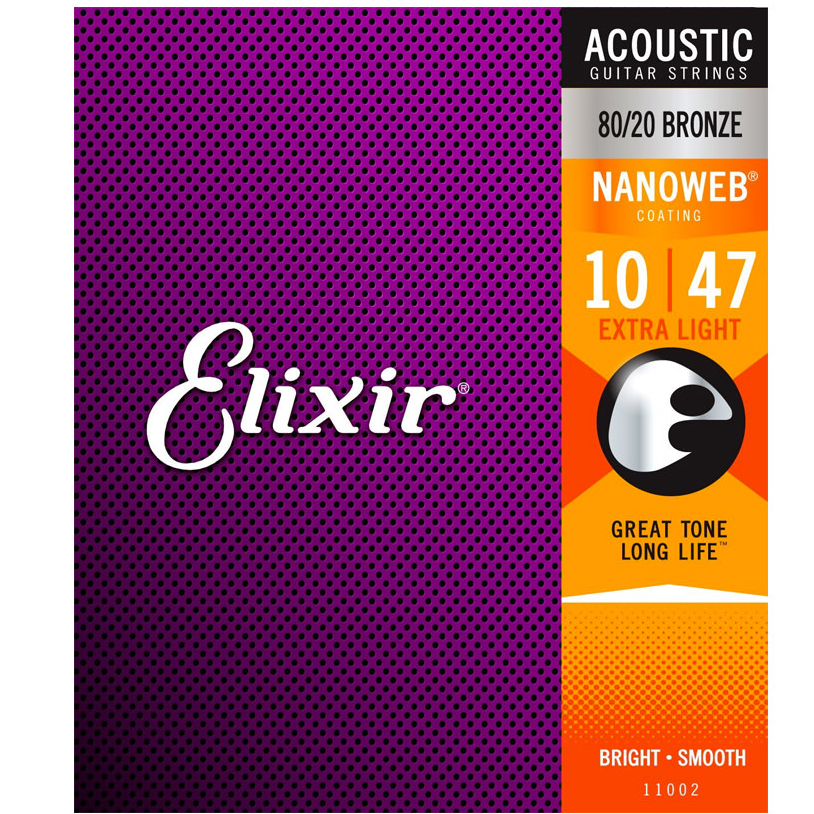 Elixir 11002 Nanoweb 010-047 Bronze, Extra Light | Obrázok 1 | eplay.sk