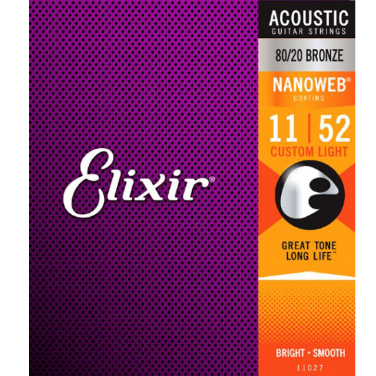 Elixir 11027 Nanoweb 011-052 Bronze, Custom Light | Obrázok 1 | eplay.sk