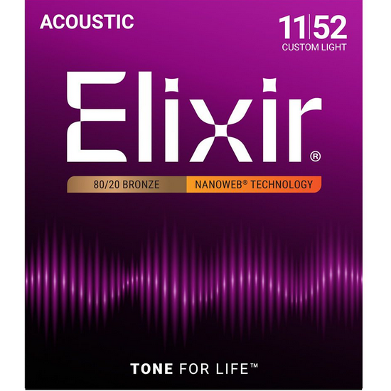 Elixir 11027 Nanoweb 011-052 Bronze, Custom Light | Obrázok 1 | eplay.sk