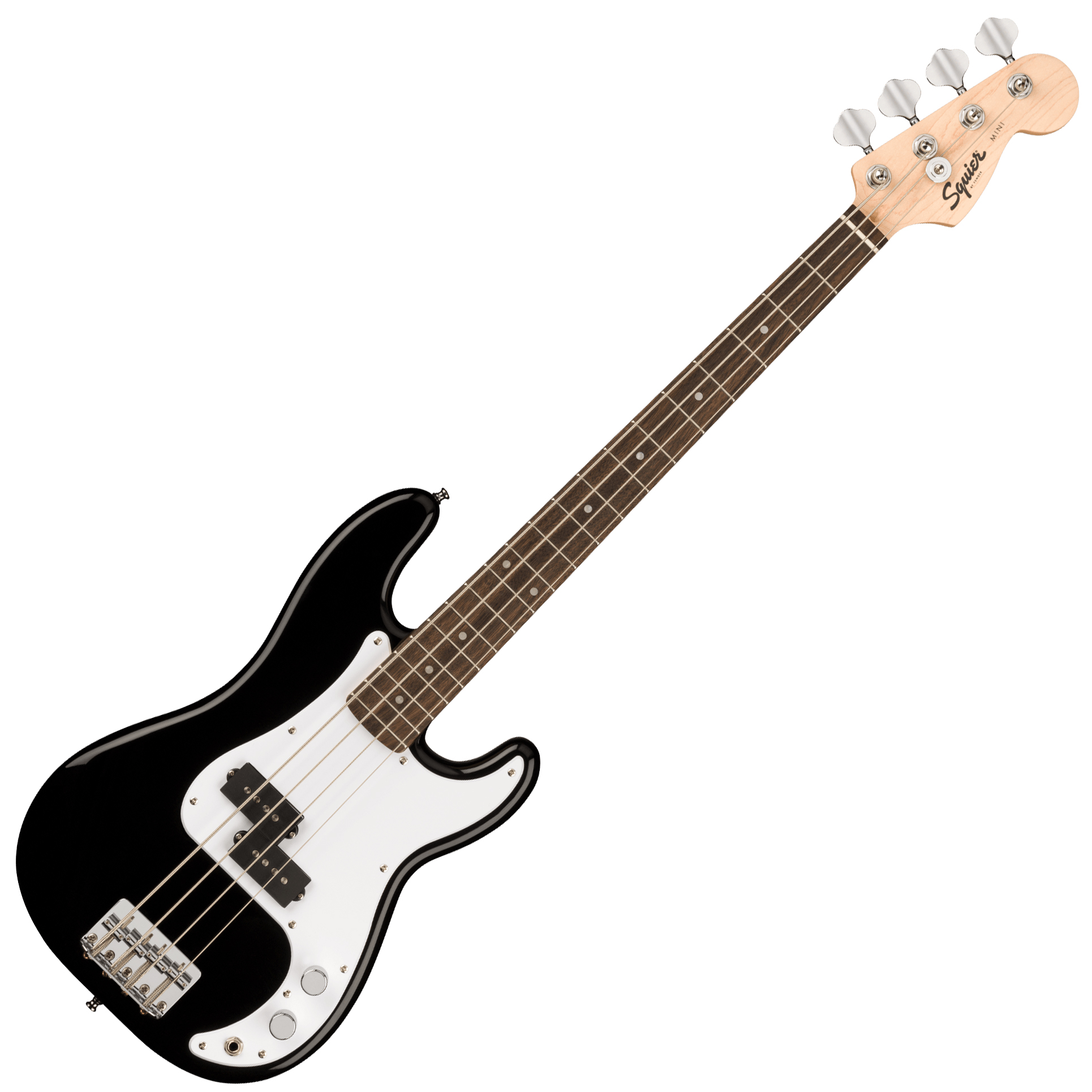 FENDER SQUIER Mini P Bass Laurel Fingerboard Black | Obrázok 1 | eplay.sk