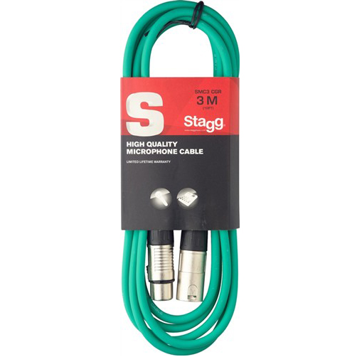 Stagg SMC3 CGR mikrofónový kábel | Obrázok 1 | eplay.sk