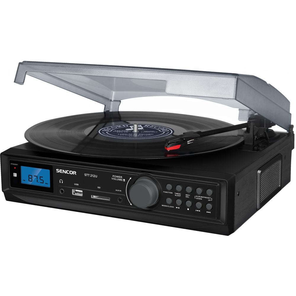 Sencor STT 212U Gramofón USB/SD/FM/BT | Obrázok 1 | eplay.sk