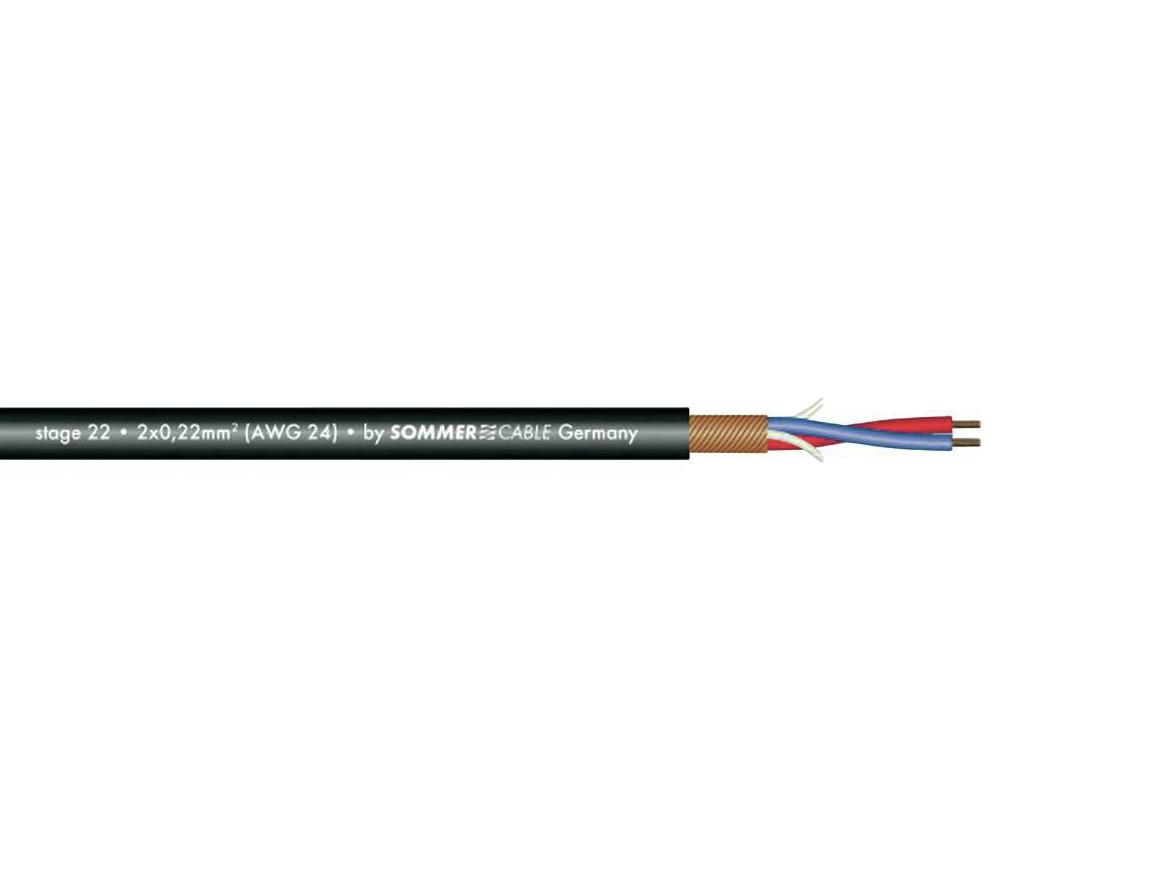 Sommer cable, Stage 22, BK - mikrofónový kábel | Obrázok 1 | eplay.sk