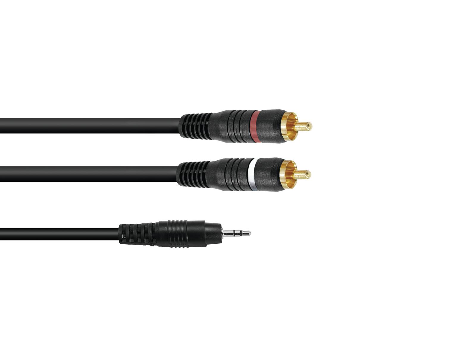 Audio kábel Jack 3,5 stereo - 2x RCA (cinch) | Obrázok 1 | eplay.sk