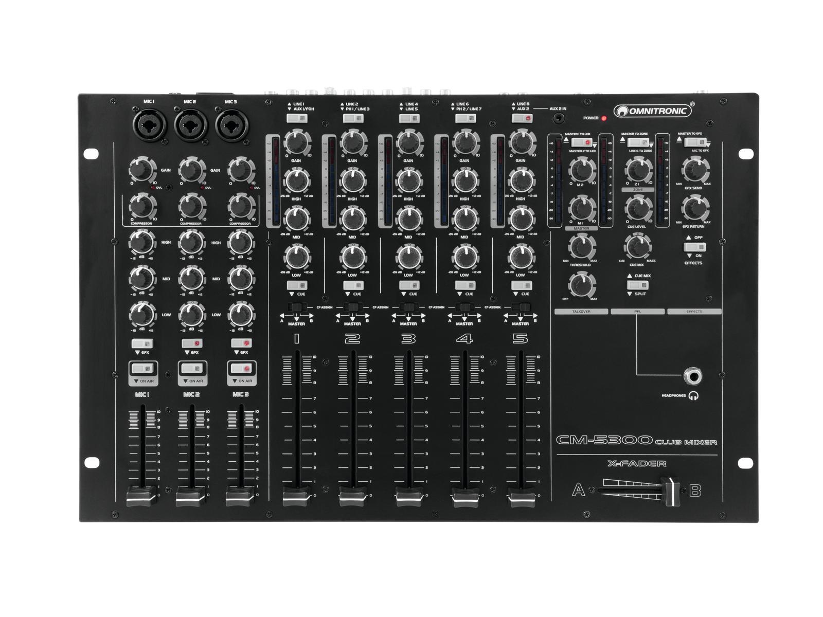 OMNITRONIC CM-5300 Club mixer | Obrázok 1 | eplay.sk